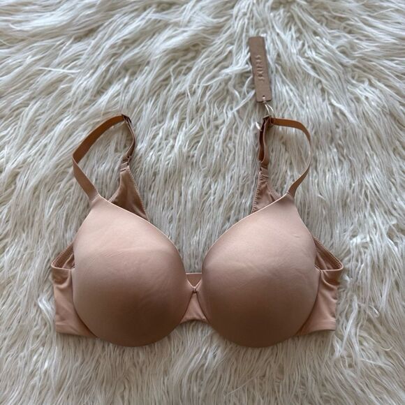 Skims Smoothing Intimates Full Coverage Lightly Lined Bra Clay Size 34C - Picture 2 of 6